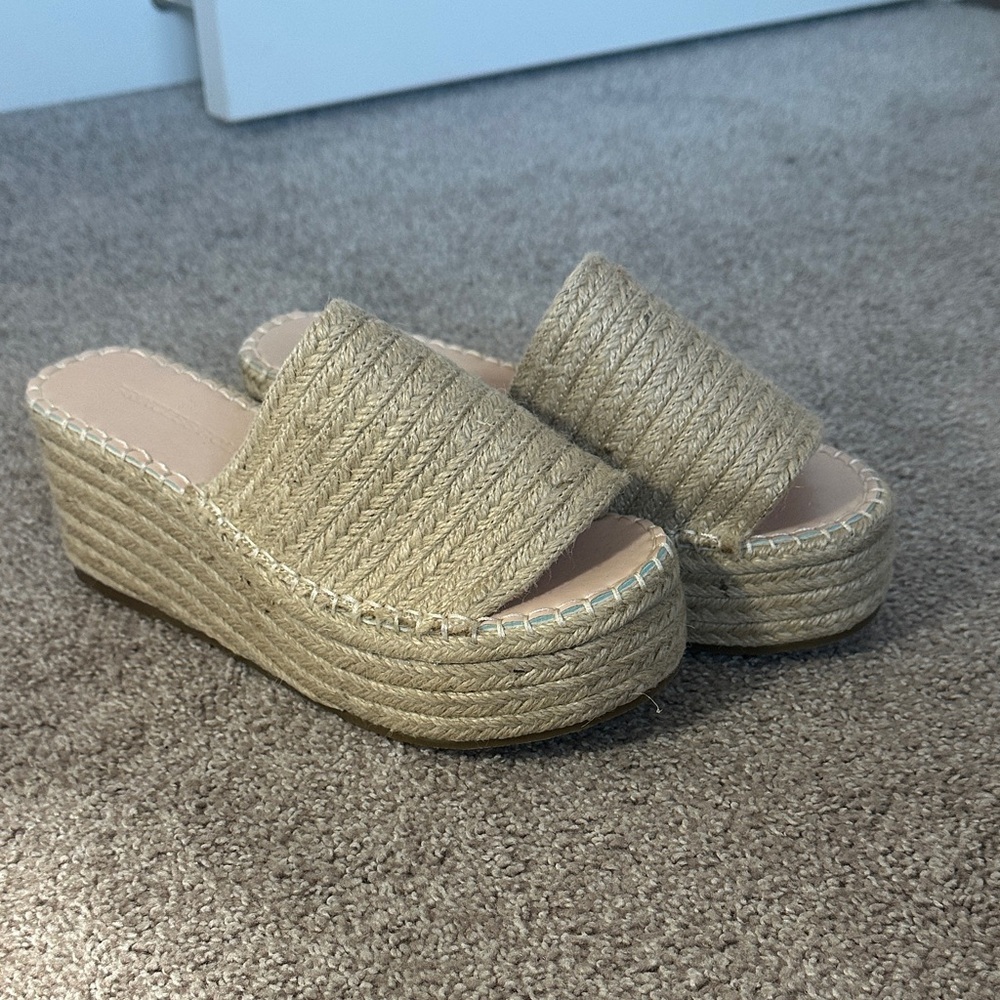 Princess Polly Tan Espadrille Wedges